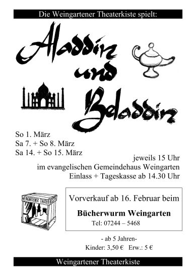 Plakat Aladdin h550px